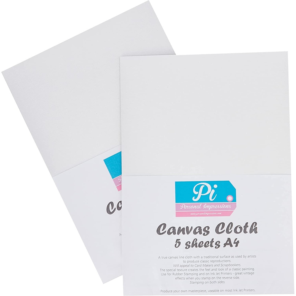 Personal Impressions A4 Canvas Cloth - 10 Sheets