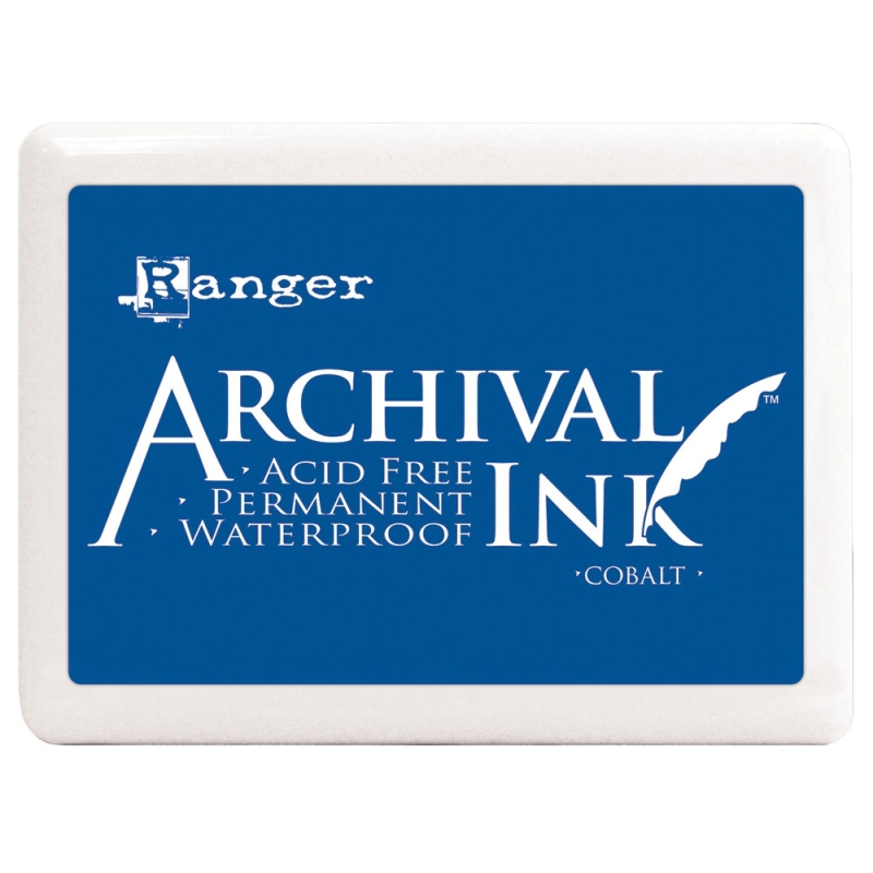 Ranger Archival Jumbo ink pad - Cobalt 