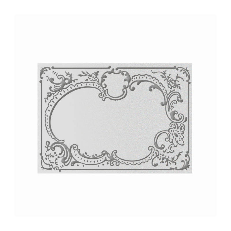 Couture Creations 5"x7" Embossing Folder - Hearts Ease Embroidery