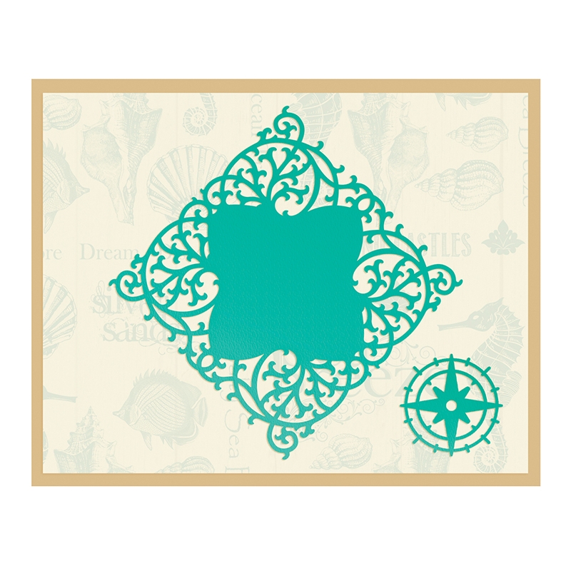 Couture Creations Sea Breeze Cardinal Frame die