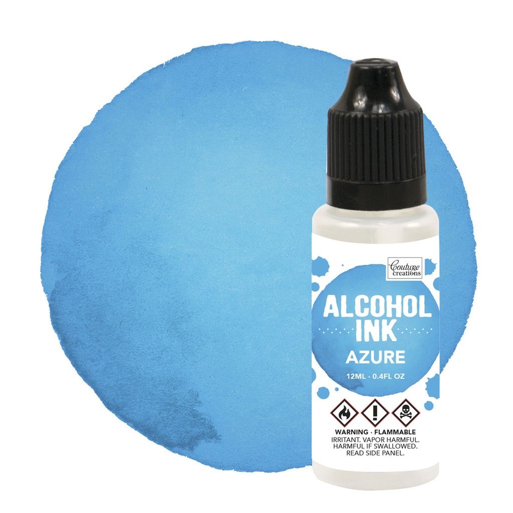 Couture Creations Alcohol Ink - Azure Blue (12ml)