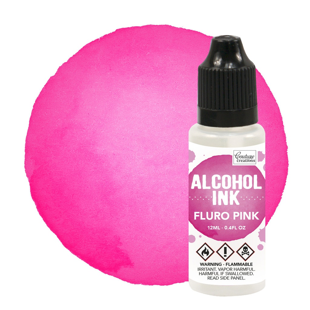 Couture Creations Alcohol Ink - Fluro Pink (12ml)