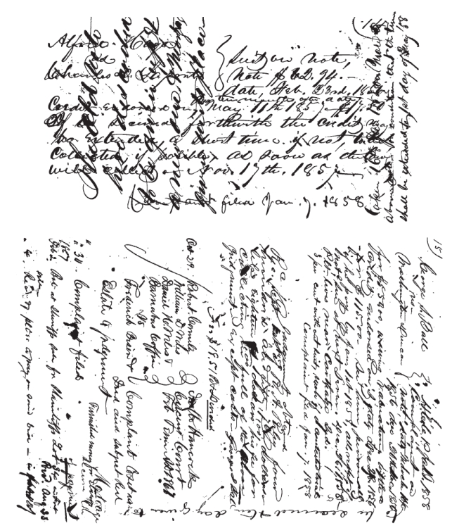 Tim Holtz - Stampers Anonymous Cling Stamps - Ledger Script