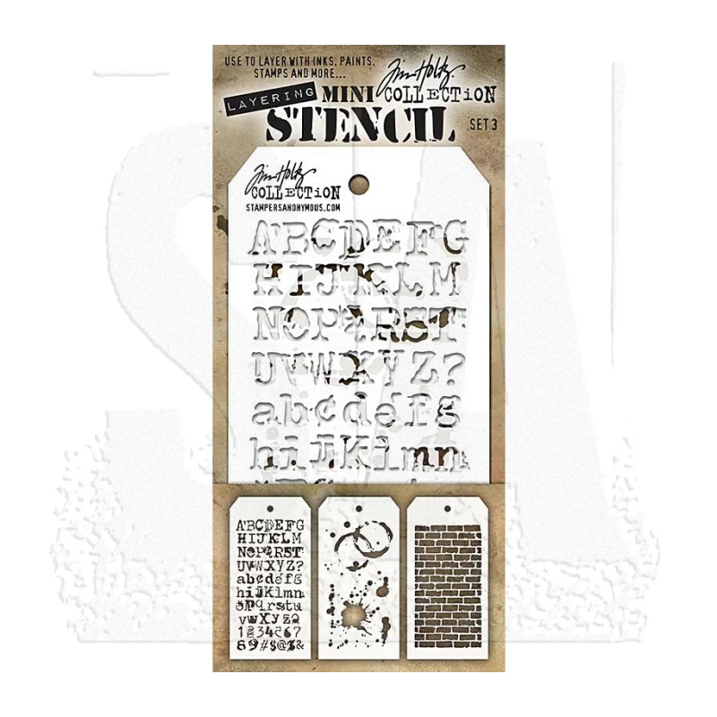 Mini Layering Stencil Set 3