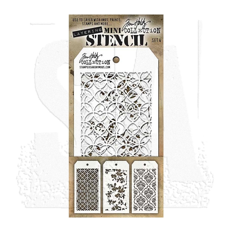 Mini Layering Stencil Set 4