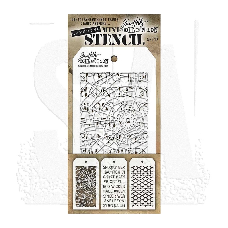 Tim Holtz Mini Layering Stencil Set #17
