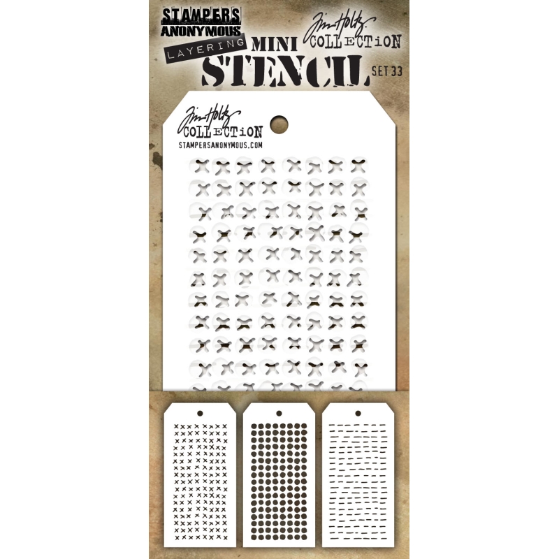 MINI LAYERING STENCIL SET 33
