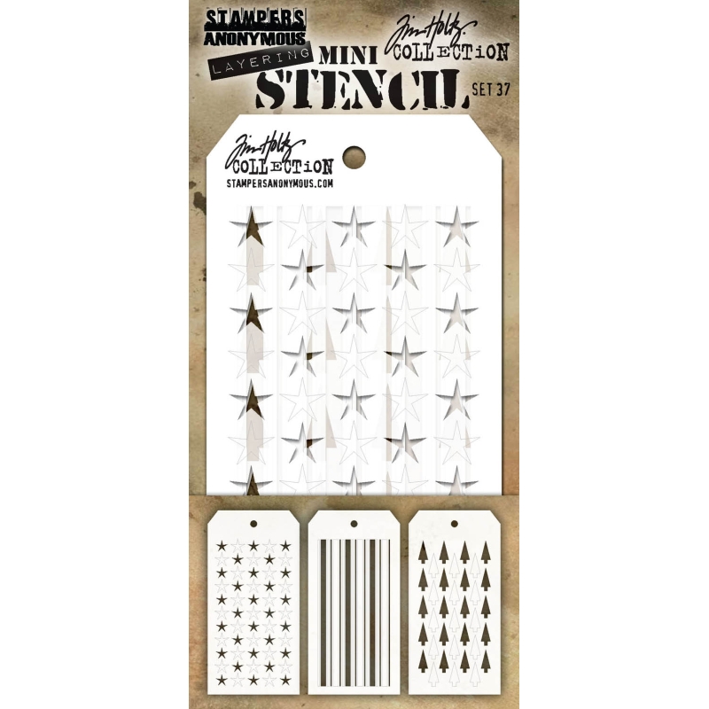 Mini Layering Stencil Set 37