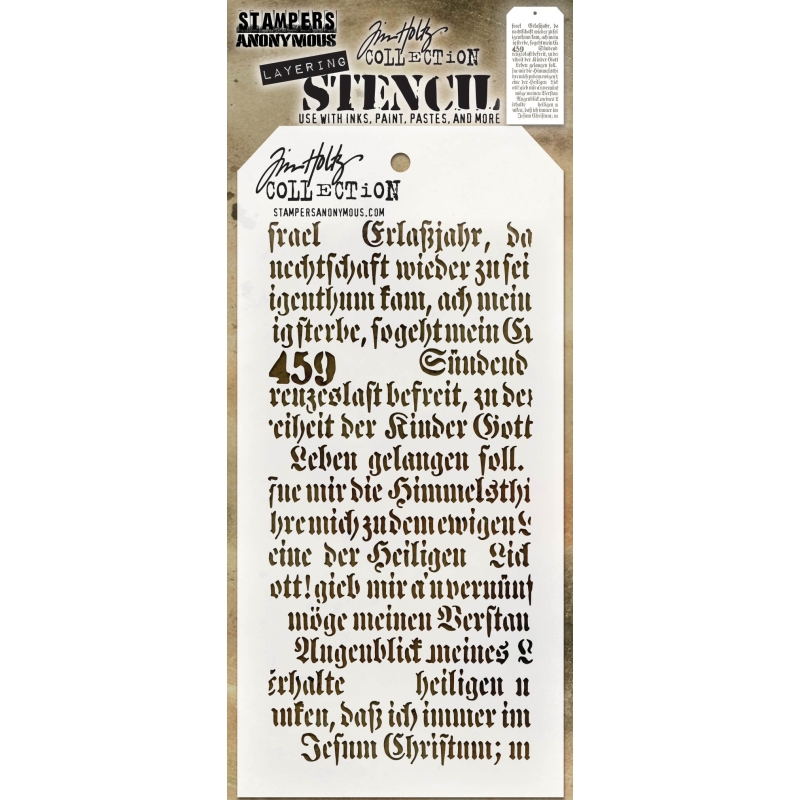 Tim Holtz Mini Layering Stencil Set #49