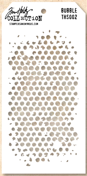 Tim Holtz Layering Stencil - Bubble