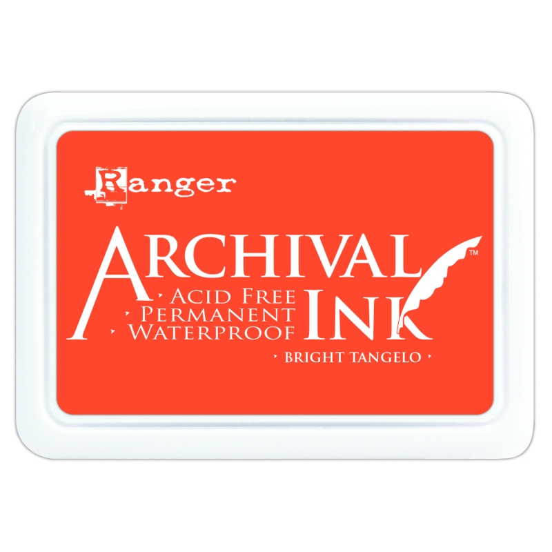 Ranger Archival Ink Pad - Bright Tangelo