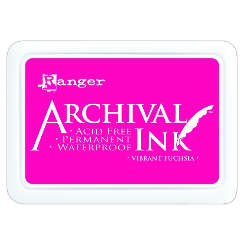 Ranger - Archival Ink Pad - Vibrant Fuchsia