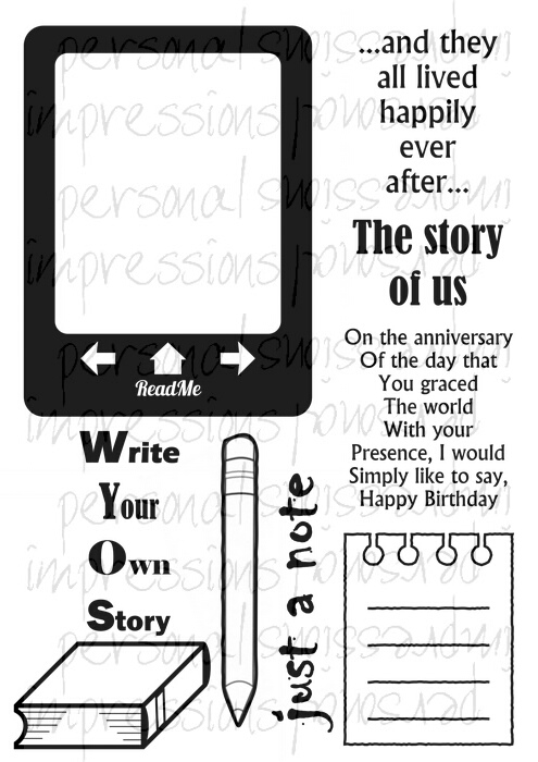 Bert & Gerts Reading stamp set