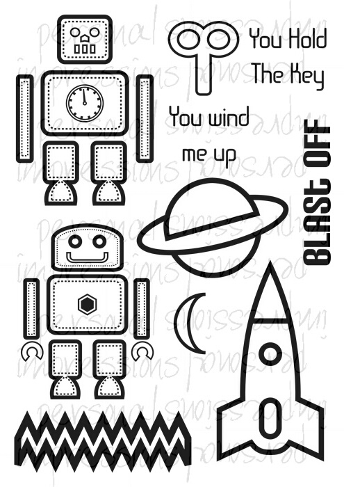 Bert & Gerts Blast Off stamp set