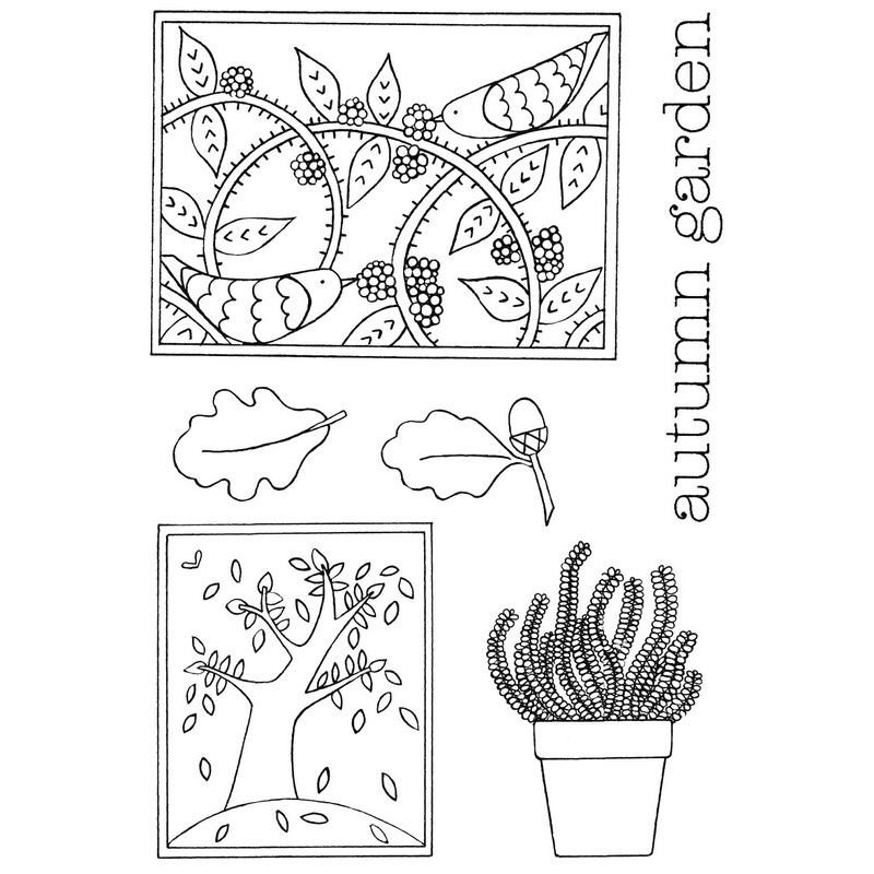 Beth Hughes Autumn Garden Stamp Set