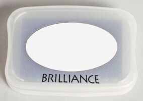 Brilliance Moonlight White Ink Pad 