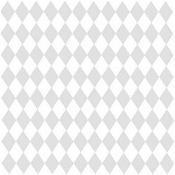 12x12 Diamonds Bazzill White