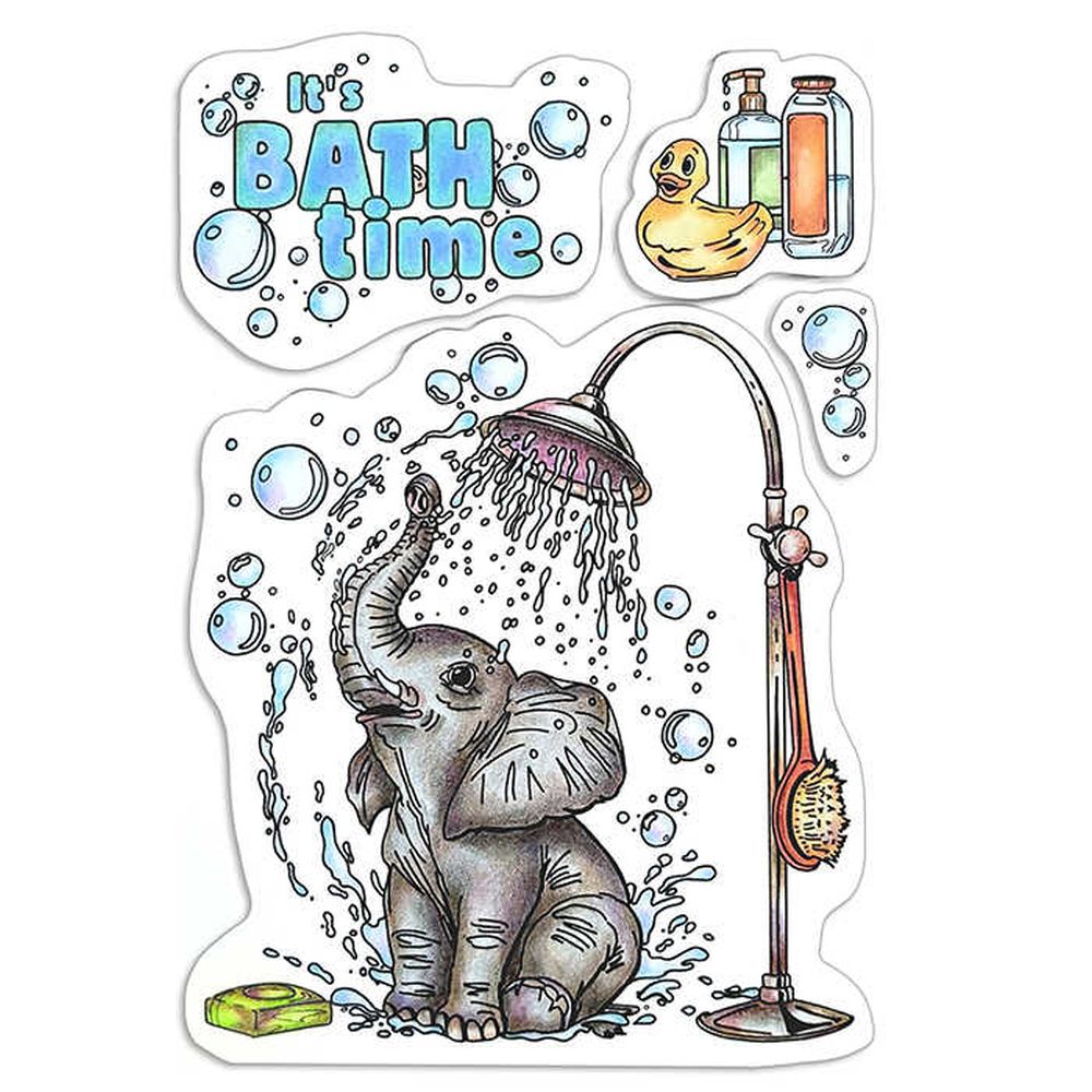 Ciao Bella Paper - It's Bath Time 4"x6" Stamp Set