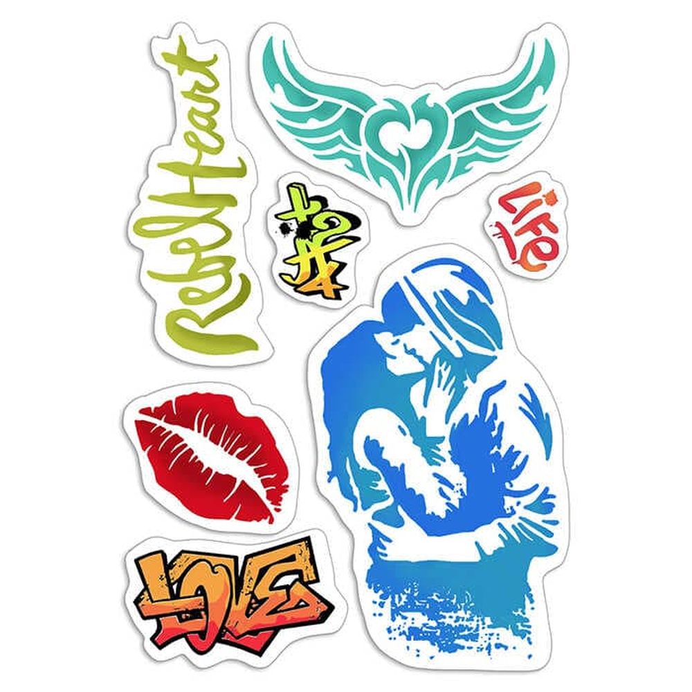 Ciao Bella Paper - Urban Kiss 4"x6" Stamp Set