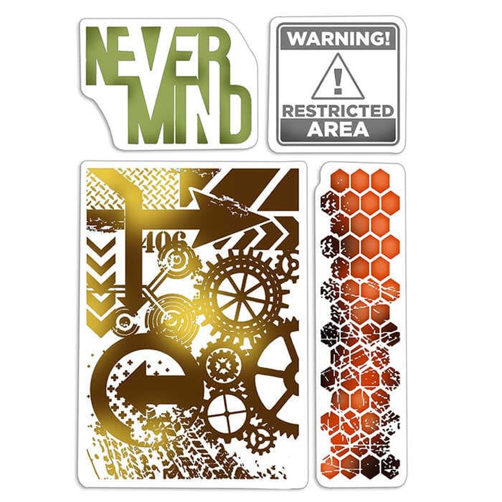 Ciao Bella Paper - Never Mind 4"x6" Stamp Set