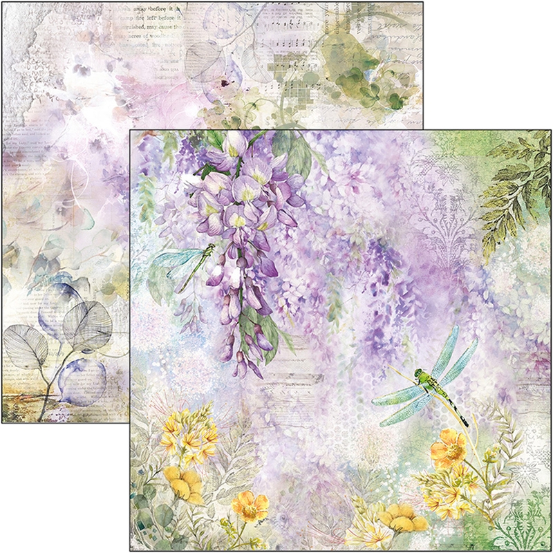 Ciao Bella Paper - Wisteria 12"x12" (x12)