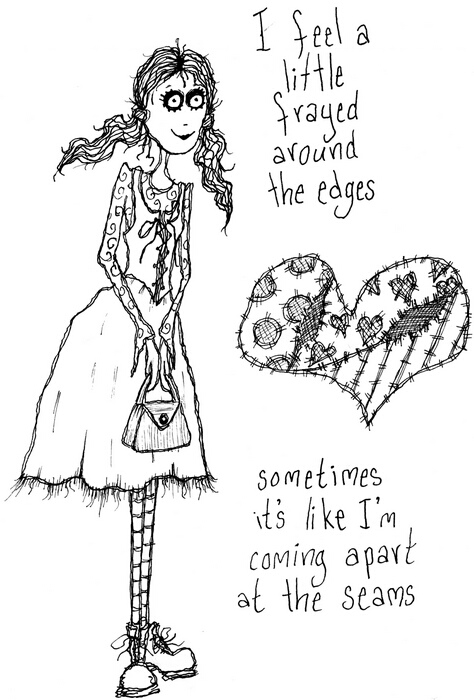 Lindsay Mason Frayed Around the Edges stamp set