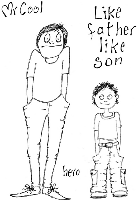 Lindsay Mason Mr Cool stamp set