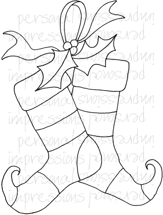 Lindsay Mason Zendoodle Christmas Stocking stamp set