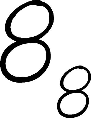 Number 8 Tinchie stamp set