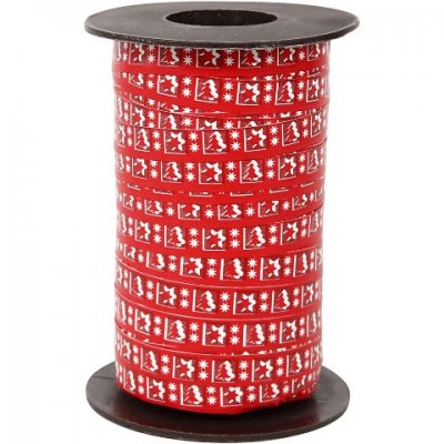 Creativ - Curling Ribbon - Xmas Tree Pattern