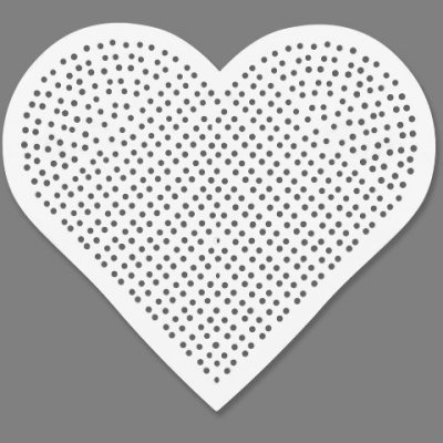 Creativ - Cardboard Heart for Embroidery (16pk)