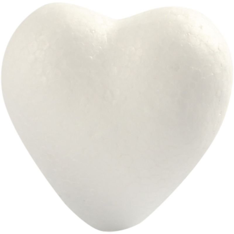 Creativ - Polystyrene Heart - 6cm (5pcs)