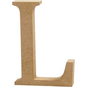 Creativ - Wooden Letter L - 13cm
