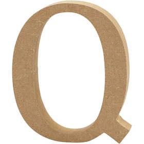 Creativ - Wooden Letter Q - 13cm