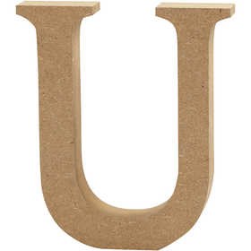 Creativ - Wooden Letter U - 13cm