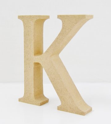 Creativ - Wooden Letter K - 8cm