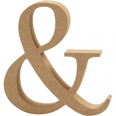 Creativ - Wooden Symbol & - 8cm