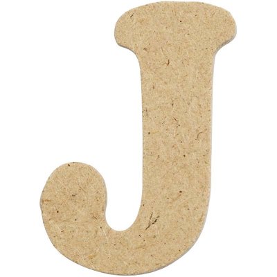 Creativ - Wooden Letter J - 4cm (10pk)