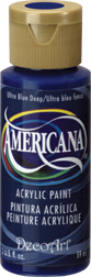 DecoArt Americana Acrylic - Ultra Blue Deep (2oz)