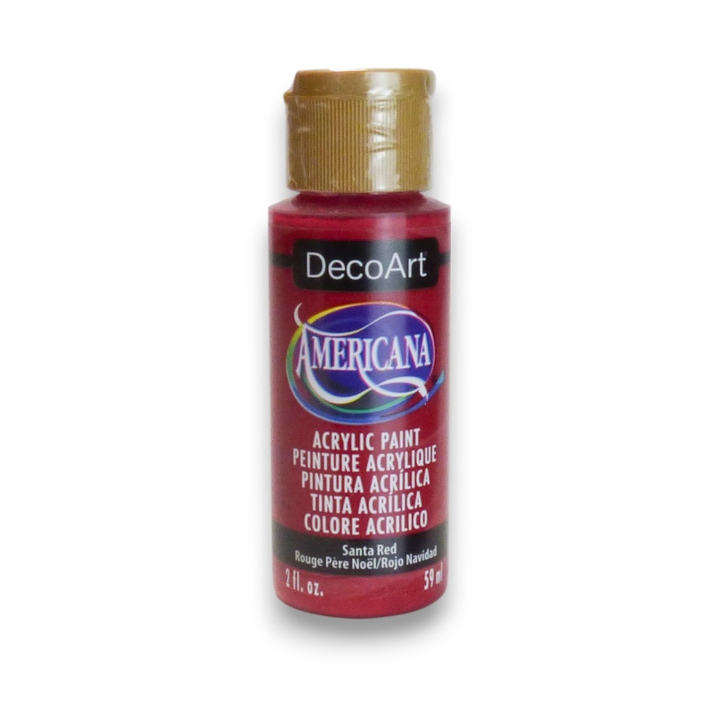DecoArt Americana Acrylic - Santa Red (2oz)