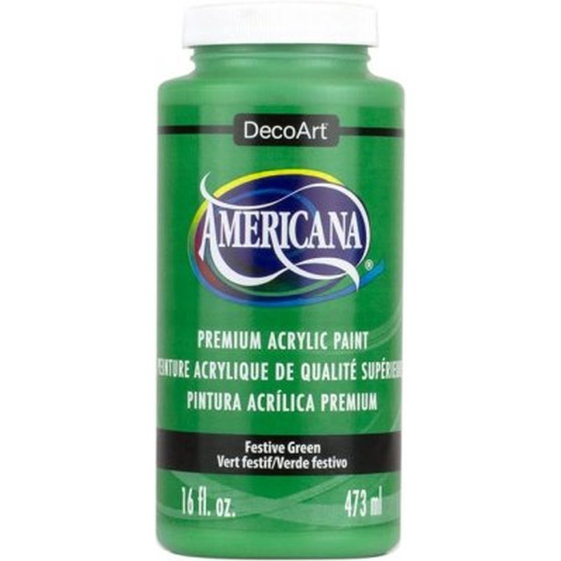 DecoArt Americana Acrylic - Festive Green (16oz)