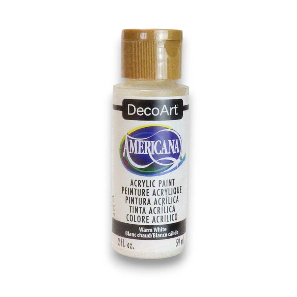 DecoArt Americana Acrylic - Warm White (2oz)