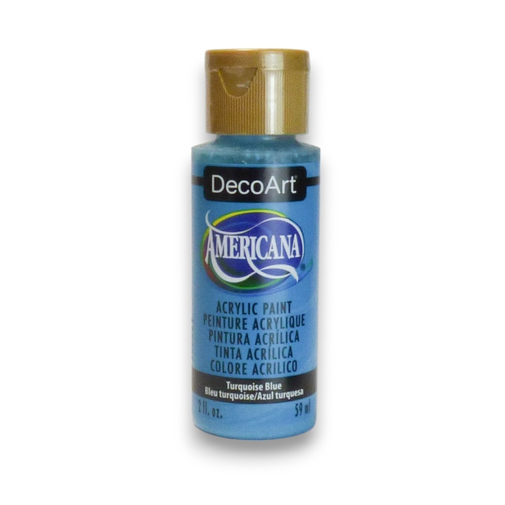 DecoArt Americana Acrylic - Turquoise Blue (2oz)