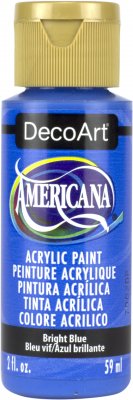DecoArt Americana Acrylic - Bright Blue (2oz)
