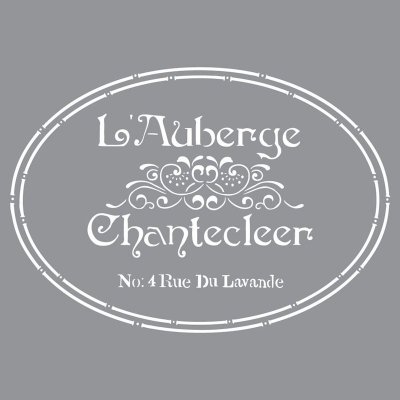 The French Inn Stencil