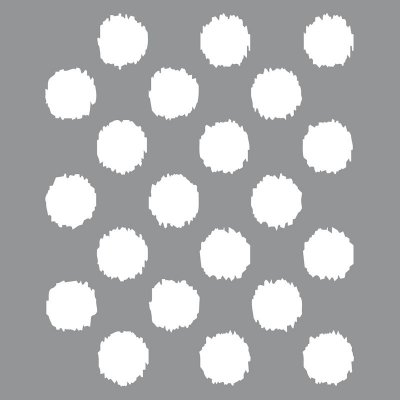 DecoArt Ikat Polka Dot 12"x12" Stencil