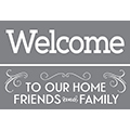 DecoArt Friends & Family 6"x18" Stencil (2 pack)