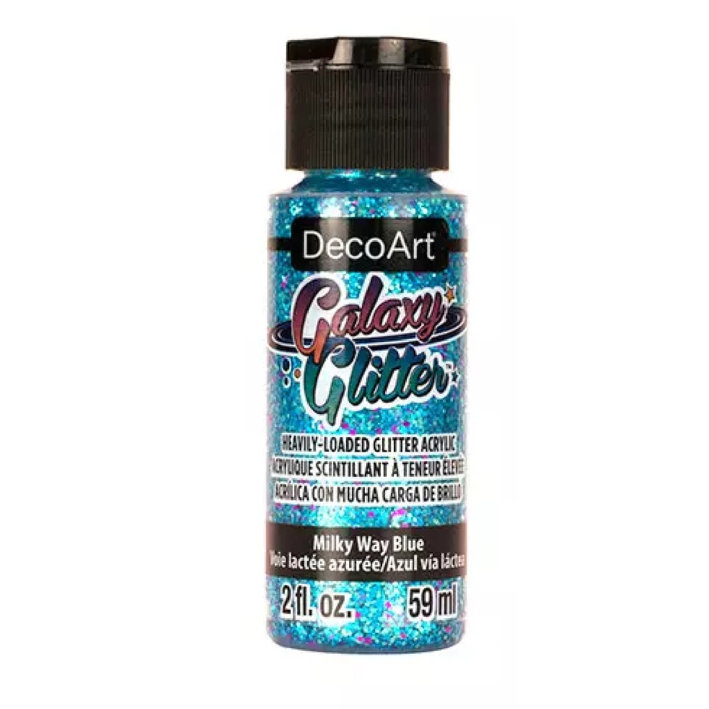 DecoArt Galaxy Glitter Acrylic Paint - Milky Way Blue