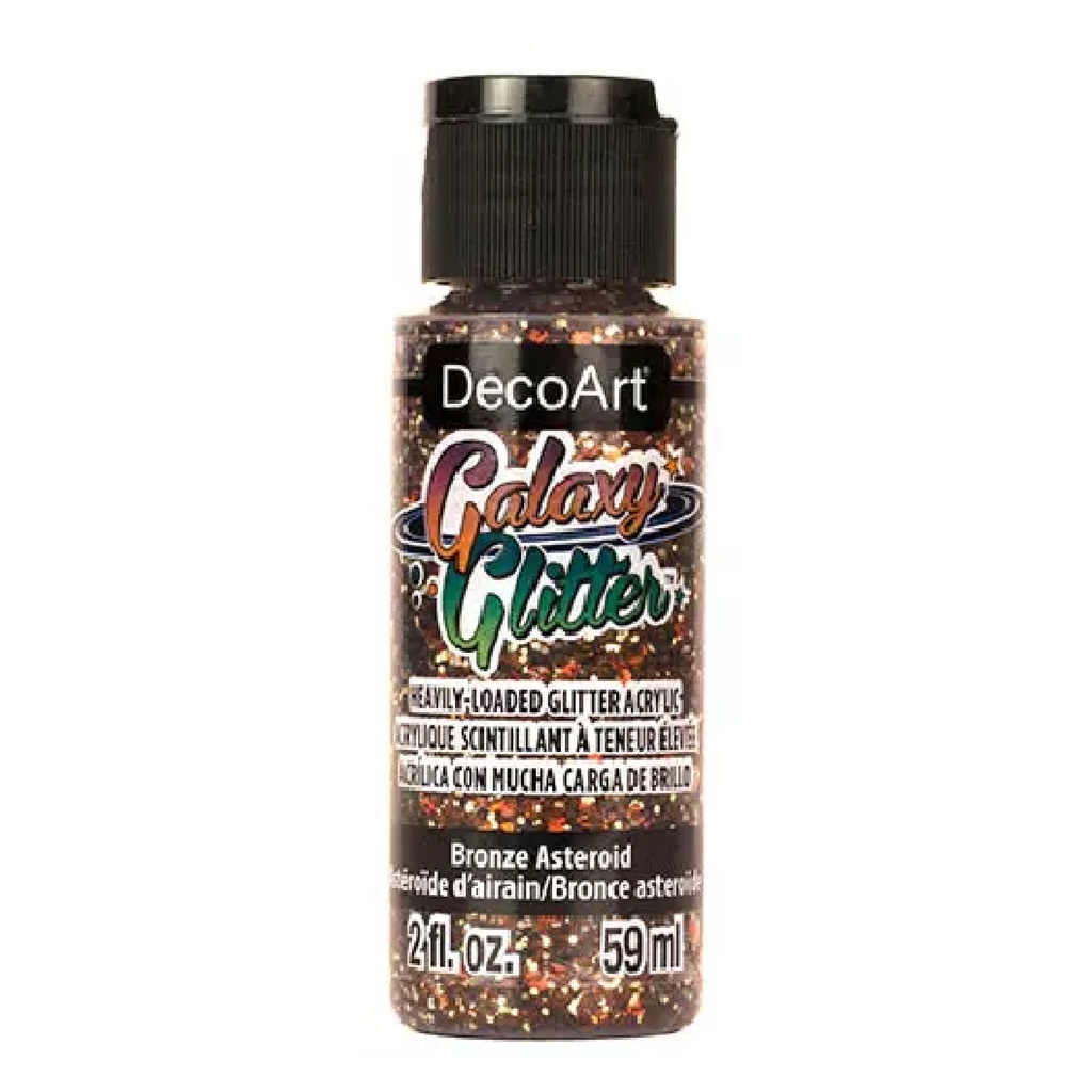 DecoArt Galaxy Glitter Acrylic Paint - Bronze Asteroid
