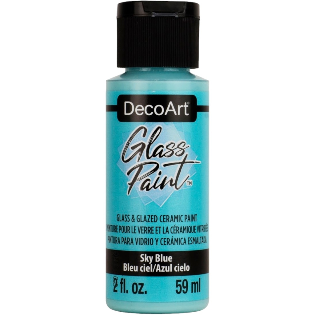 Sky Blue Glass Paint - 2Oz.